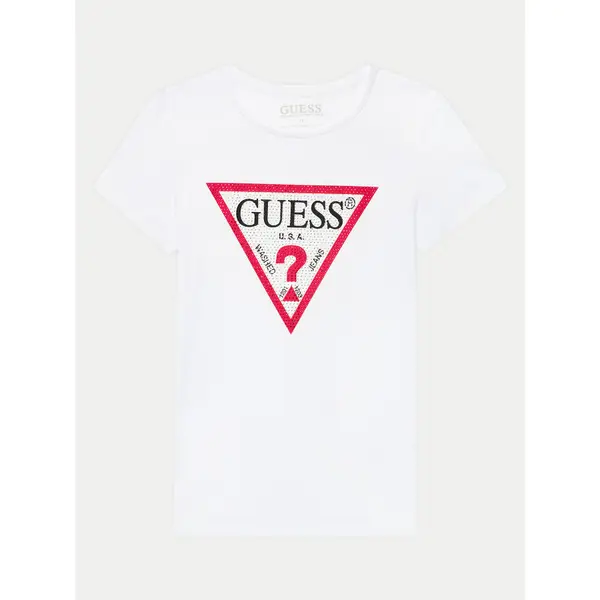 Guess Guess T-shirt J2YI51 K6YW1 Bijela Regular Fit
