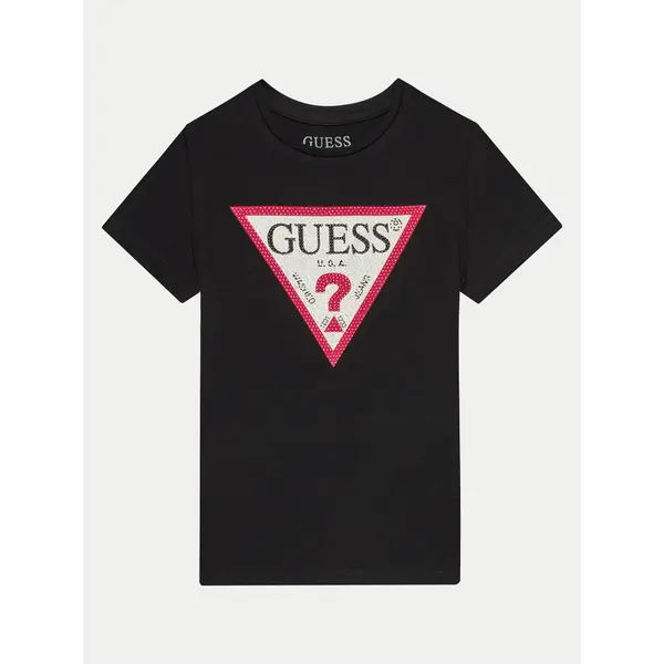 Guess Guess T-shirt J2YI51 K6YW1 Crna Regular Fit