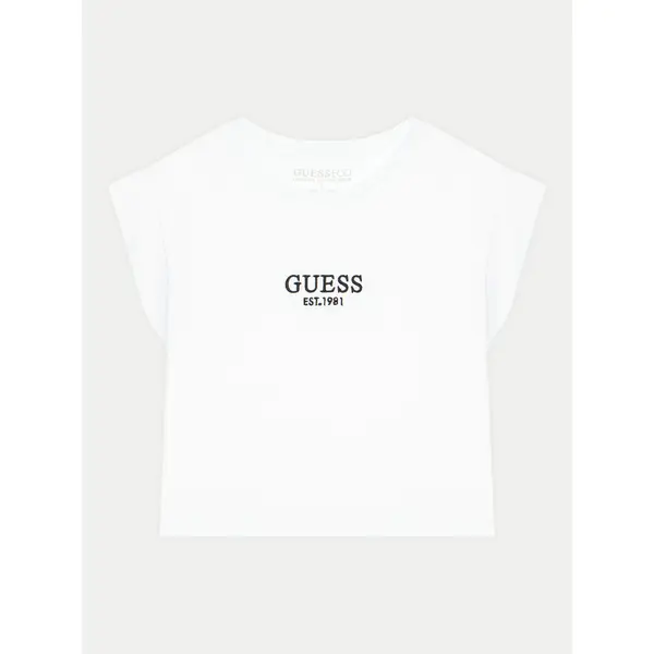 Guess Guess T-shirt J4BI34 J1314 Bijela Boxy Fit
