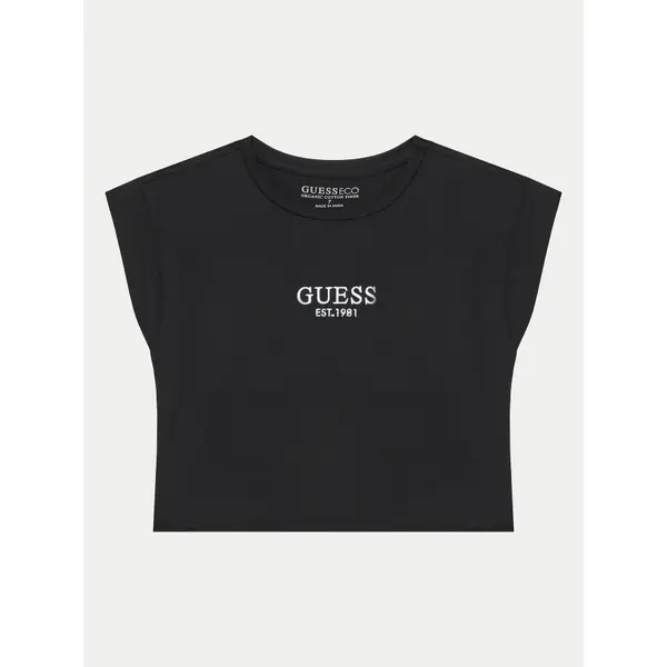 Guess Guess T-shirt J4BI34 J1314 Crna Boxy Fit
