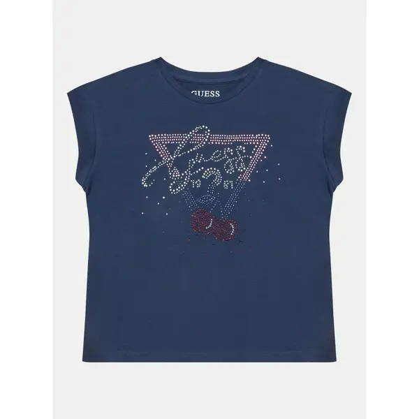 Guess Guess T-shirt J5GI01 K6YW4 Tamnoplava Boxy Fit