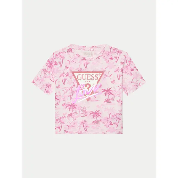 Guess Guess T-shirt J5GI10 K6YW4 Ružičasta Regular Fit