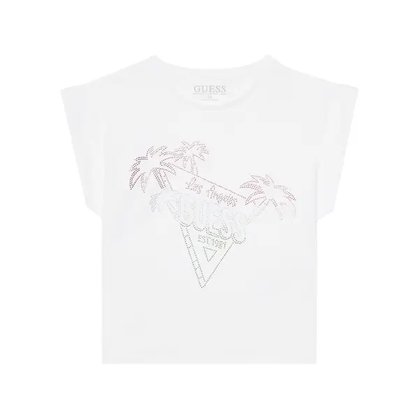 Guess Guess T-shirt J5GI32 K8HM4 Bijela Regular Fit