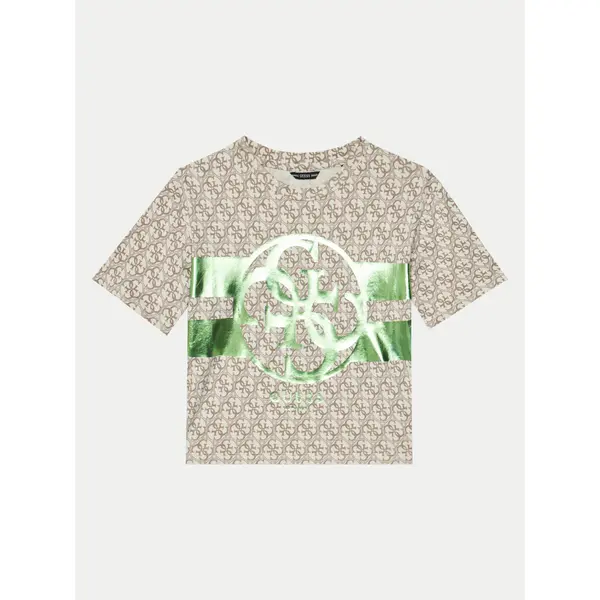 Guess Guess T-shirt J5RI04 K6YW4 Bež Regular Fit
