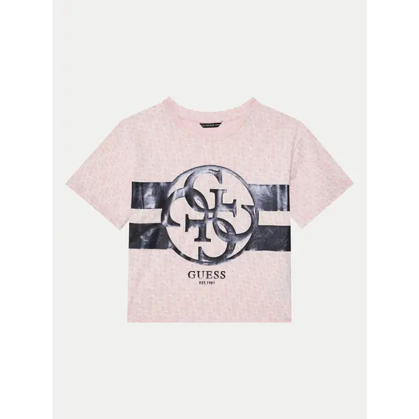Guess Guess T-shirt J5RI04 K6YW4 Ružičasta Regular Fit