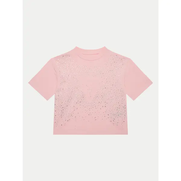 Guess Guess T-shirt J5RI13 K6YW4 Ružičasta Boxy Fit