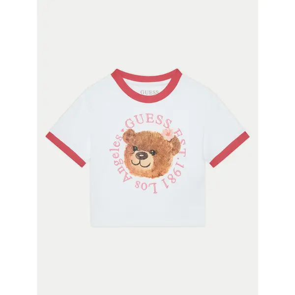 Guess Guess T-shirt J5RI41 K6YW4 Bijela Regular Fit