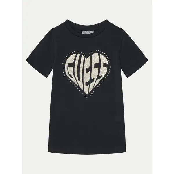 Guess Guess T-shirt J5RI46 J1314 Crna Regular Fit