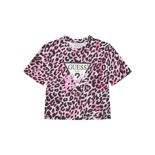 Guess Guess T-shirt J5YI07 K6YW4 Ružičasta Regular Fit