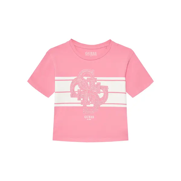 Guess Guess T-shirt J5YI09 K6YW4 Ružičasta Regular Fit