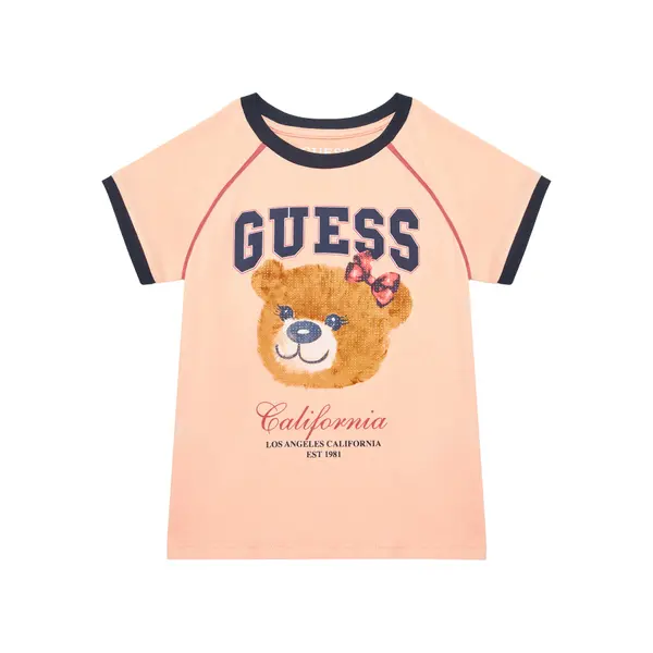 Guess Guess T-shirt J5YI21 K8HM4 Koraljna Regular Fit