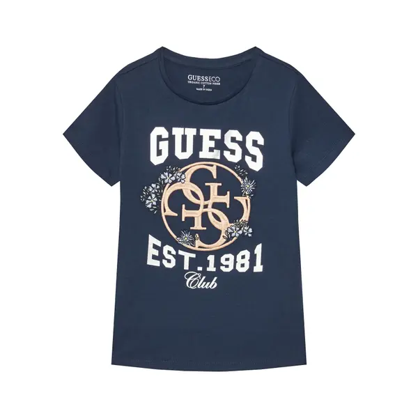 Guess Guess T-shirt J5YI25 K6YW4 Tamnoplava Regular Fit