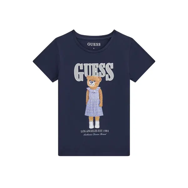 Guess Guess T-shirt J6GI04 K6YW4 Tamnoplava Regular Fit