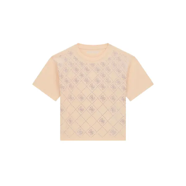 Guess Guess T-shirt J6GI05 K6YW4 Svijetlo narančasta Boxy Fit