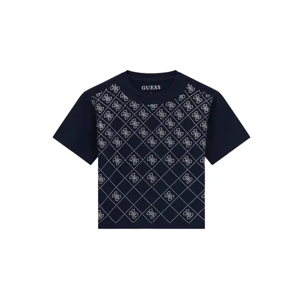 Guess Guess T-shirt J6GI05 K6YW4 Tamnoplava Boxy Fit