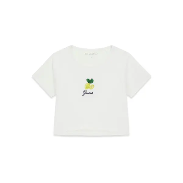 Guess Guess T-shirt J6GI10 K6YW4 Bijela Relaxed Fit