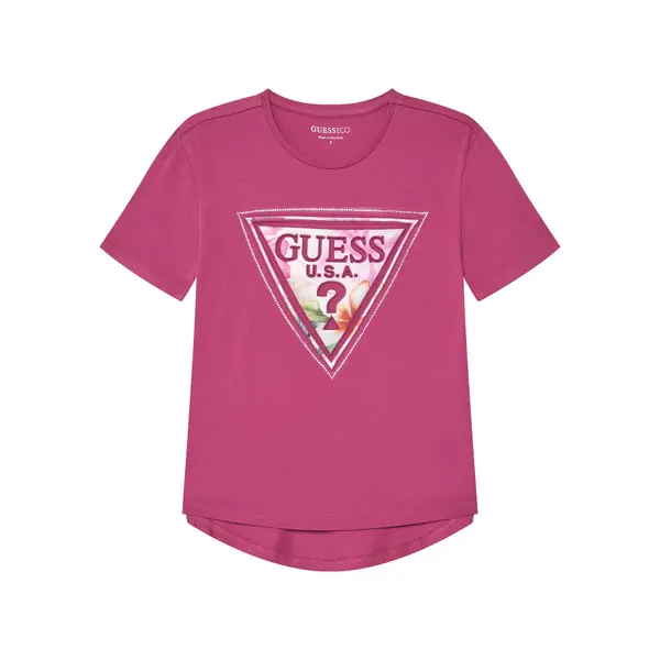 Guess Guess T-shirt J6GI13 K6YW4 Ružičasta Relaxed Fit
