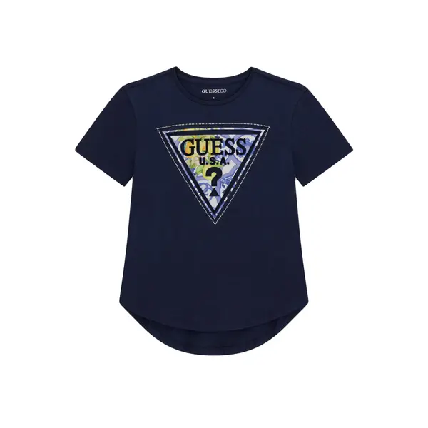 Guess Guess T-shirt J6GI13 K6YW4 Tamnoplava Relaxed Fit