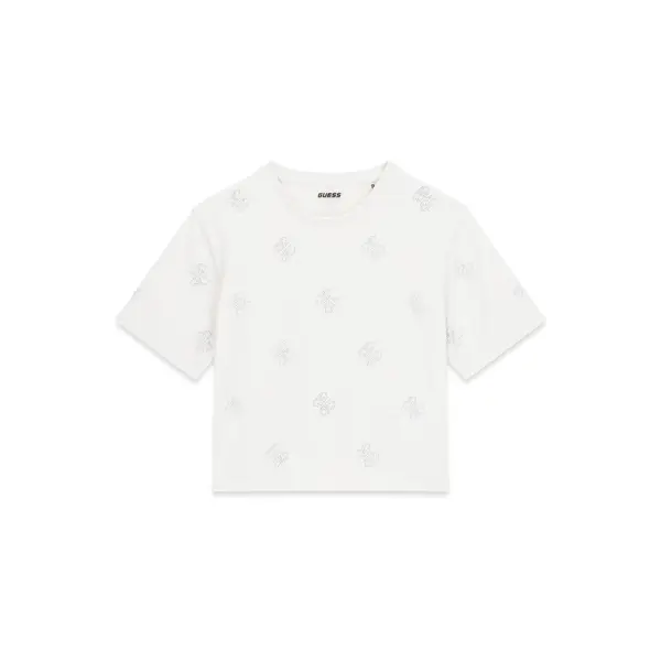 Guess Guess T-shirt J6GI35 I3Z14 Bijela Relaxed Fit