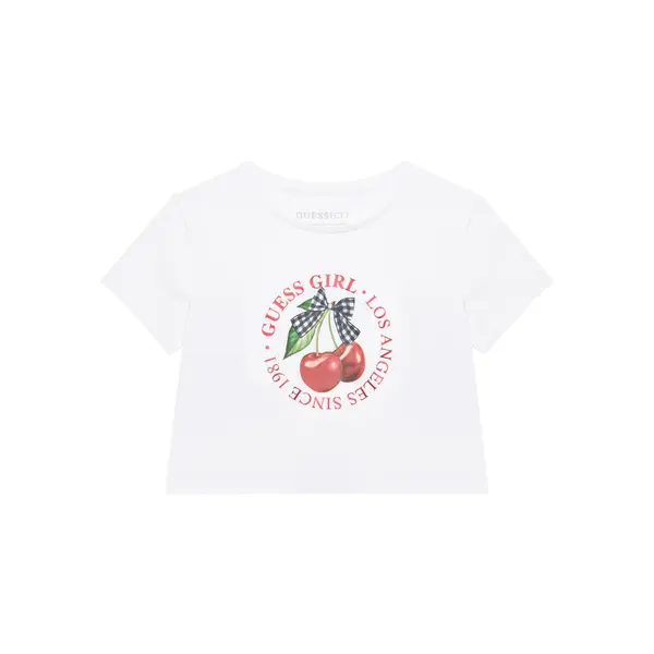 Guess Guess T-shirt J6RI02 K6YW4 Bijela Relaxed Fit