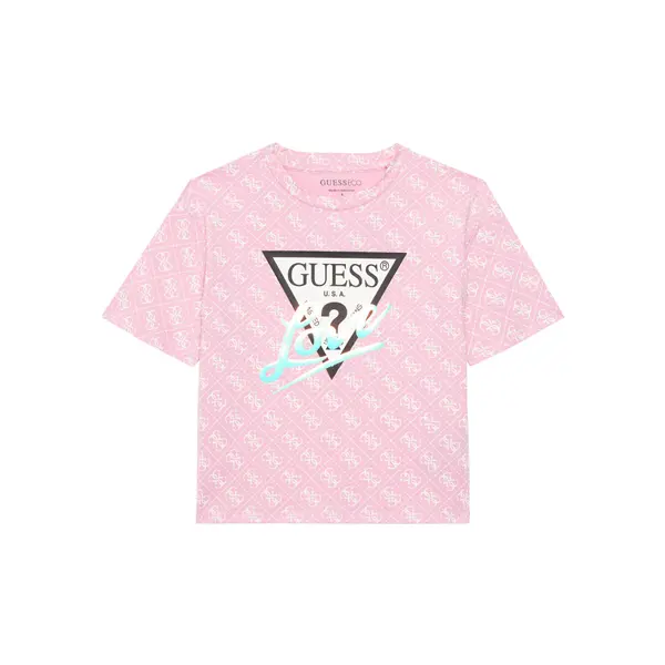 Guess Guess T-shirt J6RI08 K6YW4 Ružičasta Regular Fit