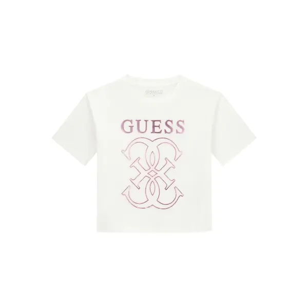 Guess Guess T-shirt J6RI22 K8HM4 Bijela Regular Fit