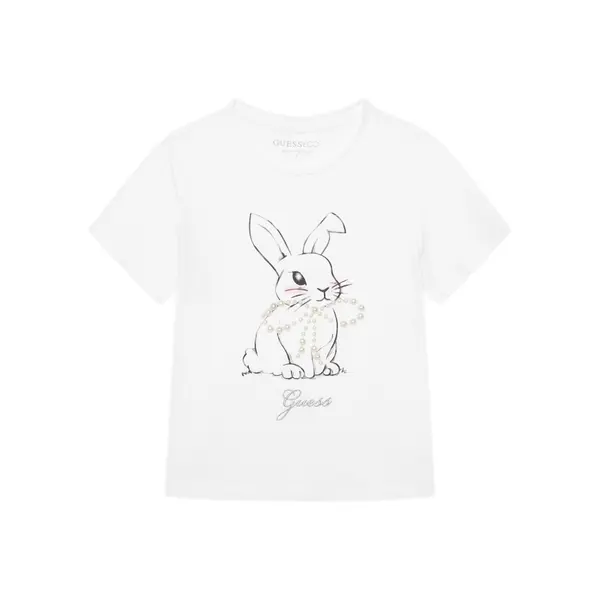 Guess Guess T-shirt J6RI24 K6YW4 Bijela Regular Fit