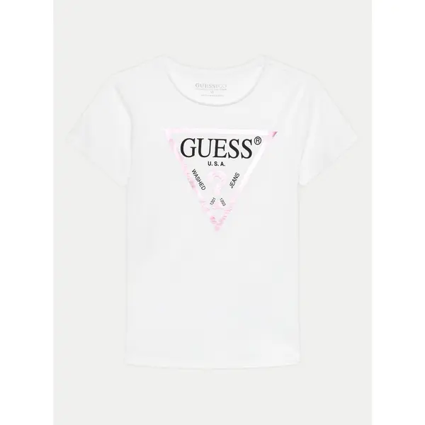 Guess Guess T-shirt J73I56 K8HM0 Bijela Regular Fit