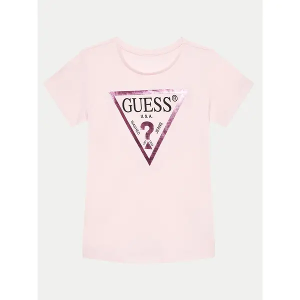 Guess Guess T-shirt J73I56K 8HM0 Ružičasta Regular Fit