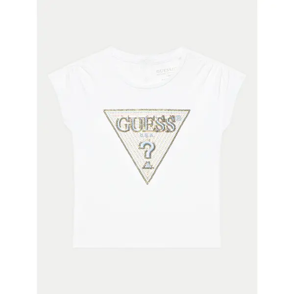 Guess Guess T-shirt K5GI12 K6YW4 Bijela Boxy Fit