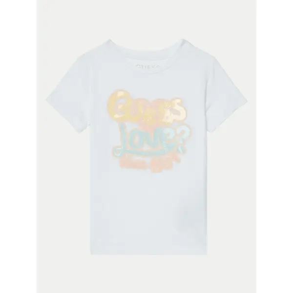 Guess Guess T-shirt K5RI06 K6YW4 Bijela Regular Fit
