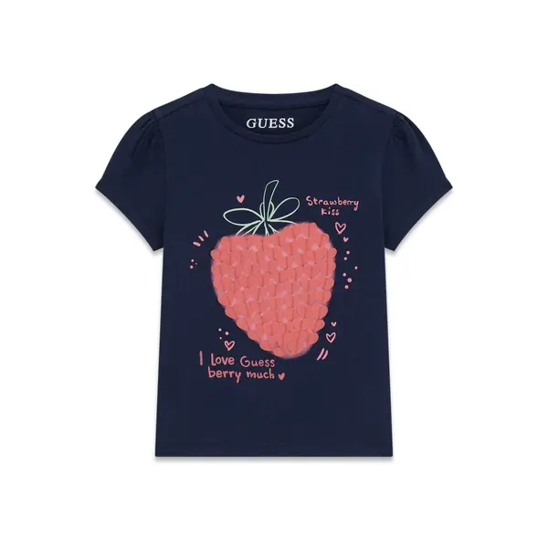 Guess Guess T-shirt K6GI07 K6YW4 Tamnoplava Regular Fit