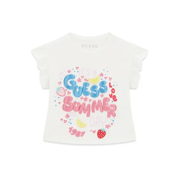 Guess Guess T-shirt K6GI11 K6YW4 Bijela Regular Fit