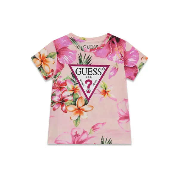 Guess Guess T-shirt K6GI13 K6YW4 Ružičasta Regular Fit