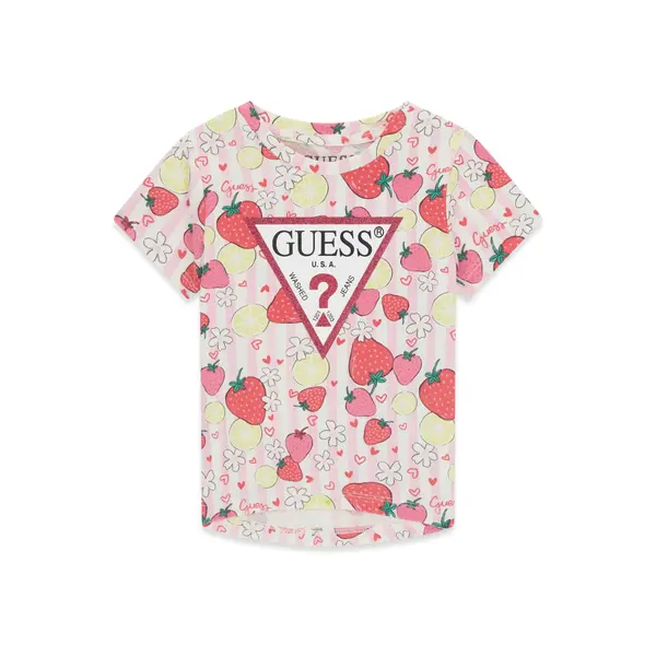 Guess Guess T-shirt K6GI13 K6YW4 Ružičasta Regular Fit