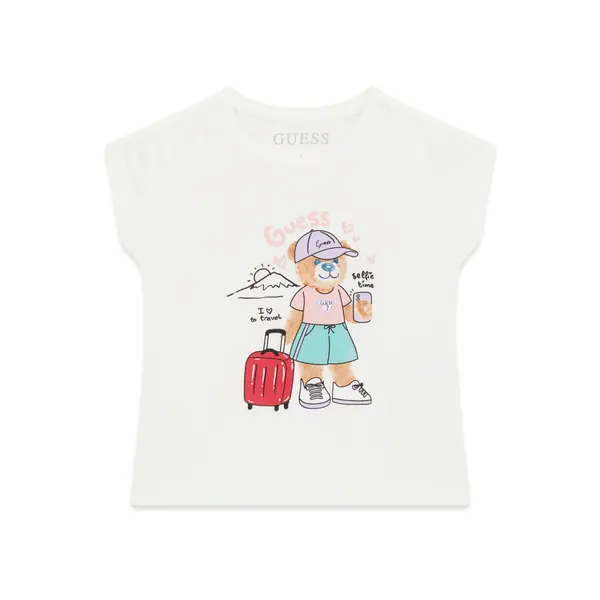 Guess Guess T-shirt K6GI18 K6YW4 Bijela Regular Fit