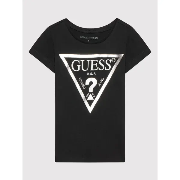 Guess Guess T-shirt K73I56 K8HM0 Crna Regular Fit