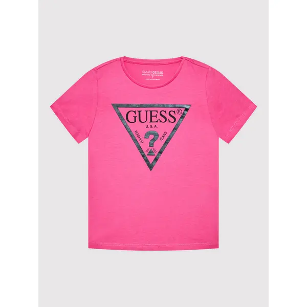 Guess Guess T-shirt K73I56 K8HM0 Ružičasta Regular Fit