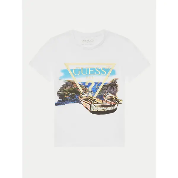 Guess Guess T-shirt L5GI07 K6XN4 Bijela Regular Fit