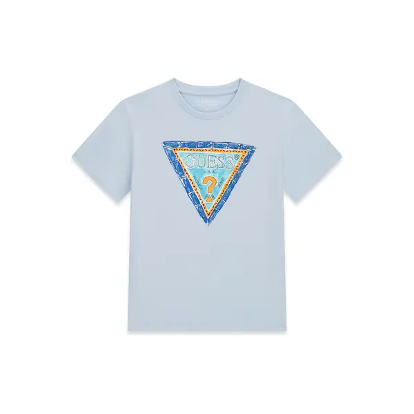 Guess Guess T-shirt L6GI00 K8HM4 Svijetloplava Regular Fit