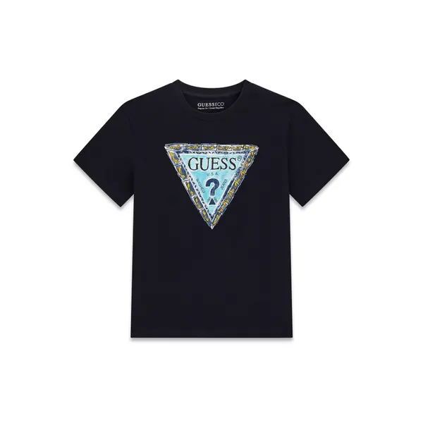 Guess Guess T-shirt L6GI00 K8HM4 Tamnoplava Regular Fit
