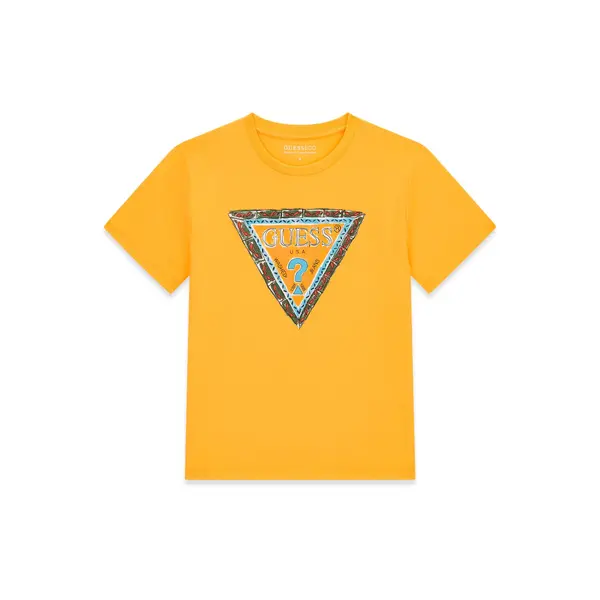 Guess Guess T-shirt L6GI00 K8HM4 Žuta Regular Fit