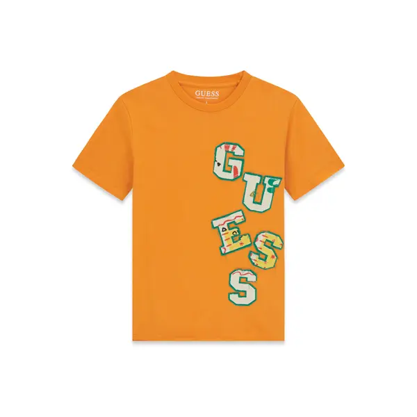 Guess Guess T-shirt L6GI02 K8HM4 Narančasta Relaxed Fit