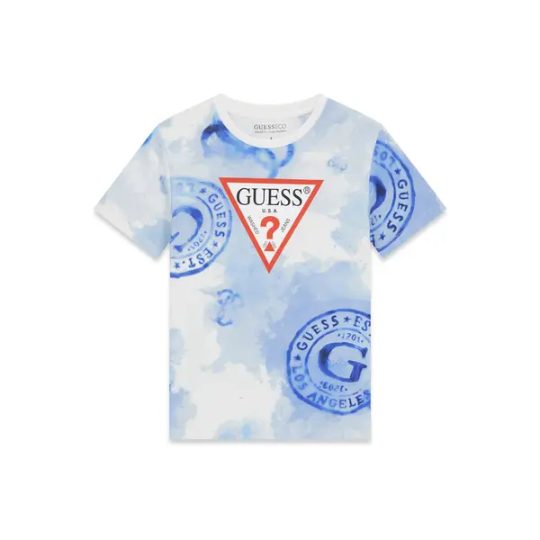 Guess Guess T-shirt L6GI03 K8HM4 Plava Regular Fit