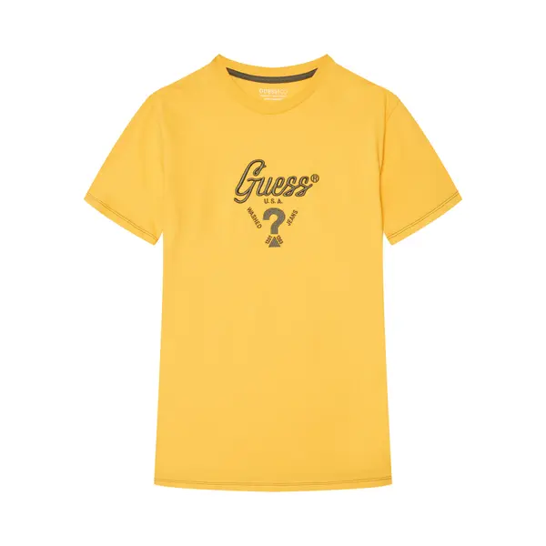 Guess Guess T-shirt L6GI06 K8HM4 Žuta Relaxed Fit