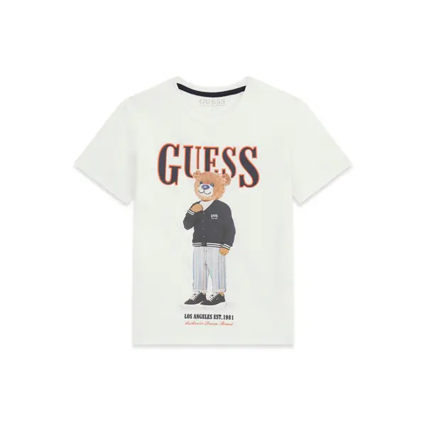 Guess Guess T-shirt L6GI09 K8HM4 Bijela Regular Fit