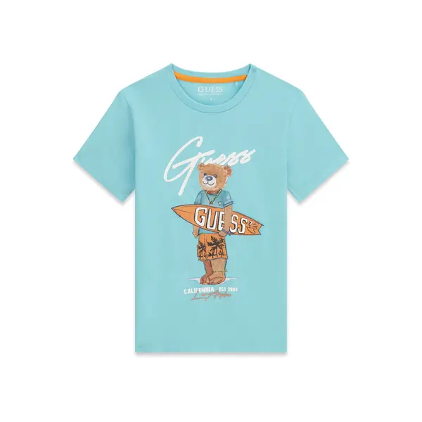 Guess Guess T-shirt L6GI09 K8HM4 Plava Regular Fit