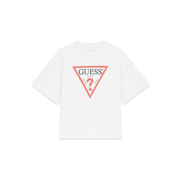Guess Guess T-shirt L6GI18 K8HM4 Bijela Relaxed Fit