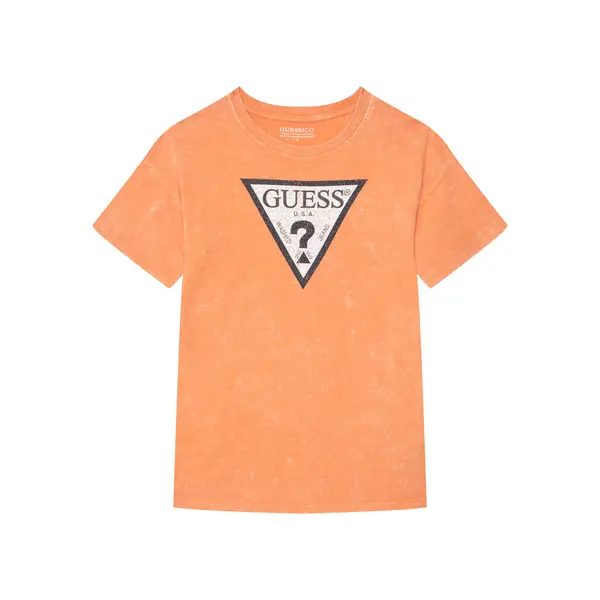 Guess Guess T-shirt L6GI18 K8HM4 Narančasta Relaxed Fit