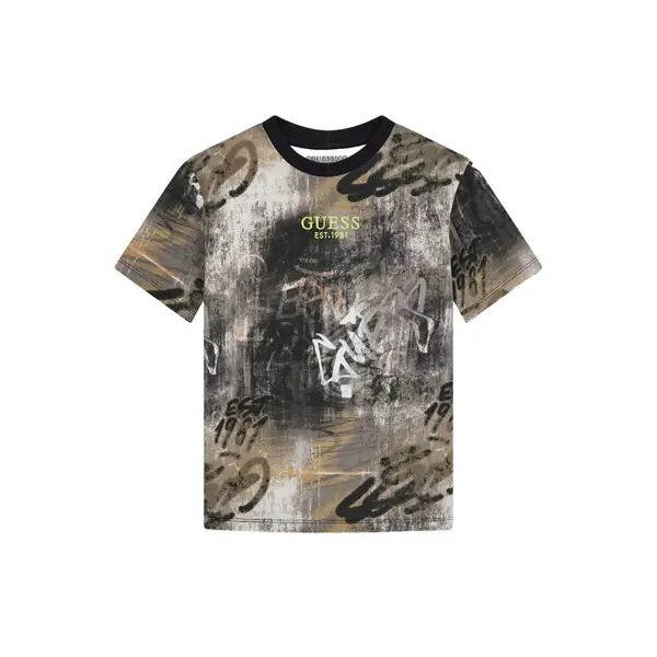 Guess Guess T-shirt L6RI04 K8HM4 Šarena Oversize